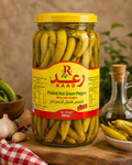 Raad Pickled Hot Green Pepper 880g – Authentic Lebanese Pickles