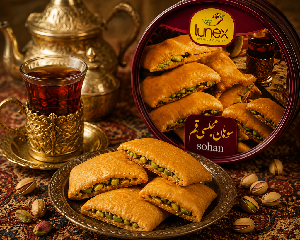 Lunex Premium Filled Sohan – Traditional Persian Pistachio Sohan